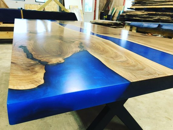 epoxy kitchen table