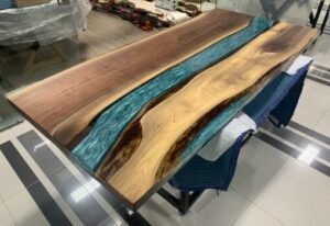 Custom Epoxy RIver Office Desks Woodify