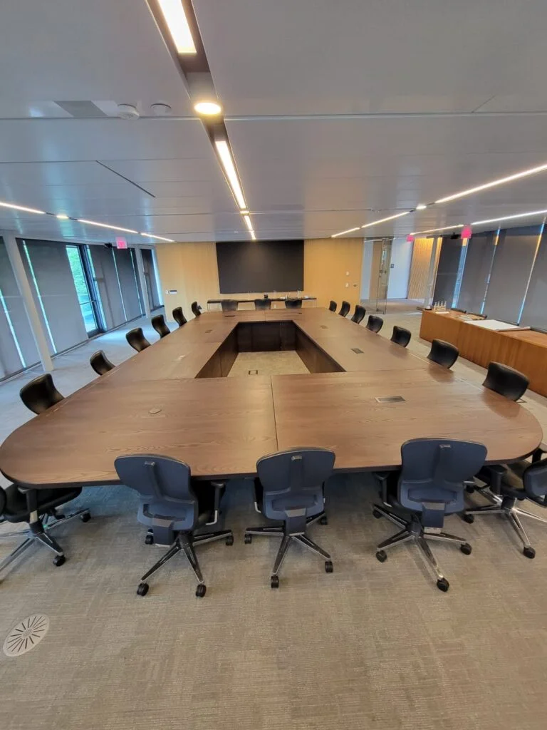 ETFO (Elementary Teachers’ Federation of Ontario) 22ft x 14ft Ash Boardroom Table