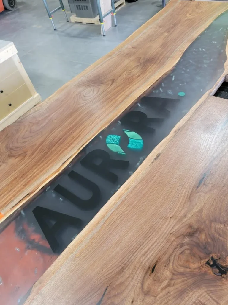 Branding Custom Wood Furniture: How Logos Get Built Into a Wood Surface